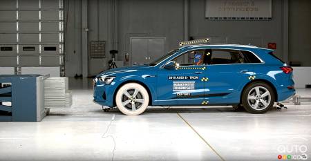 Audi E-Tron Earns Top Safety Pick+ Rating From IIHS